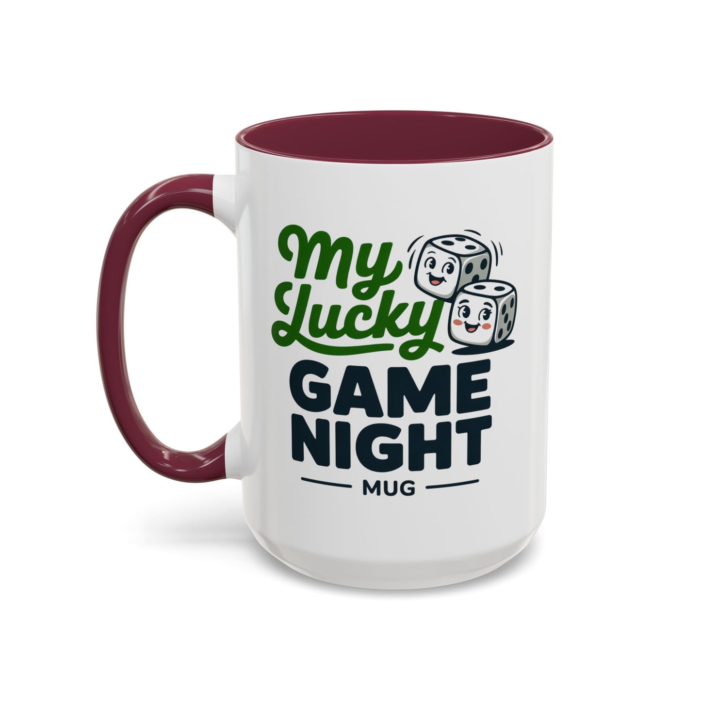 My Lucky Game Night Mug, Colorful (11oz, 15oz)