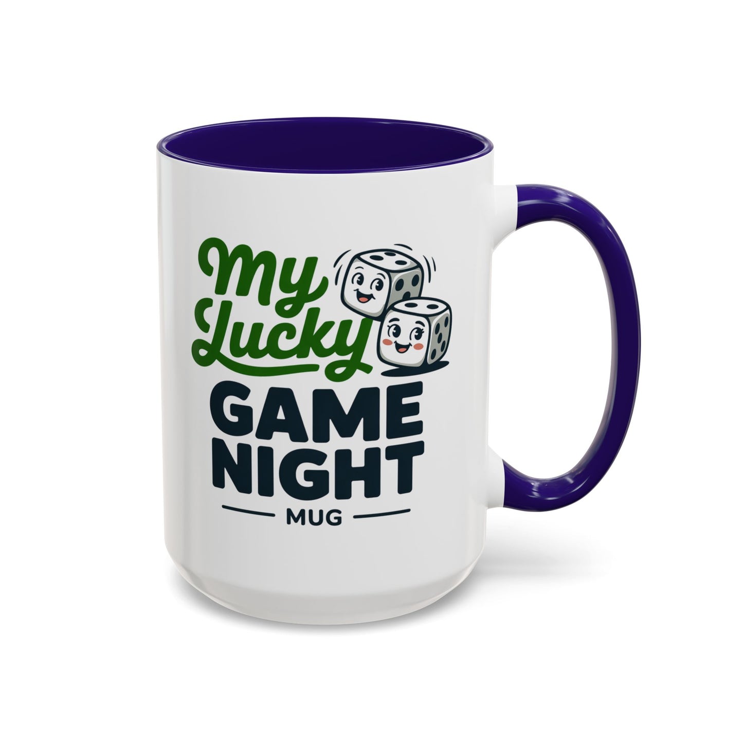 My Lucky Game Night Mug, Colorful (11oz, 15oz)