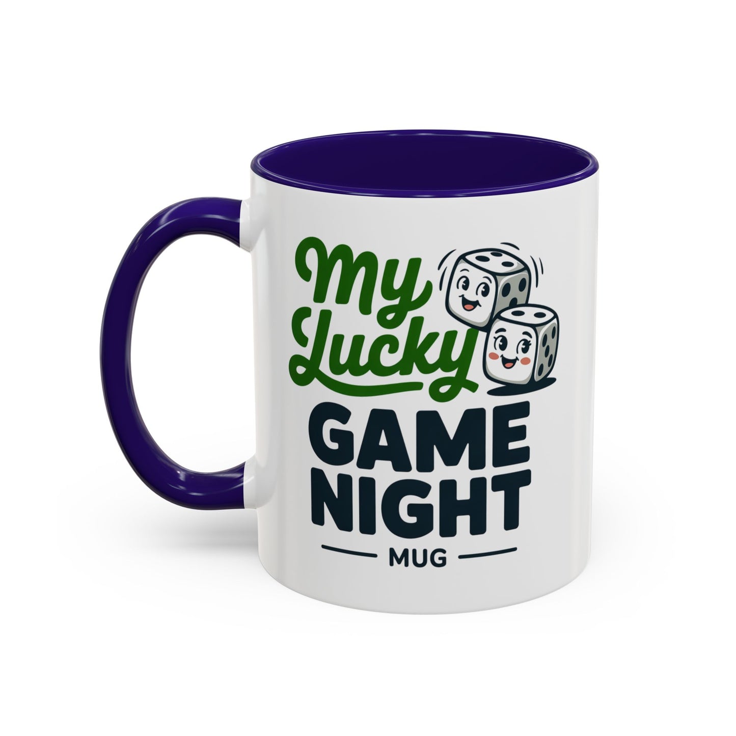 My Lucky Game Night Mug, Colorful (11oz, 15oz)