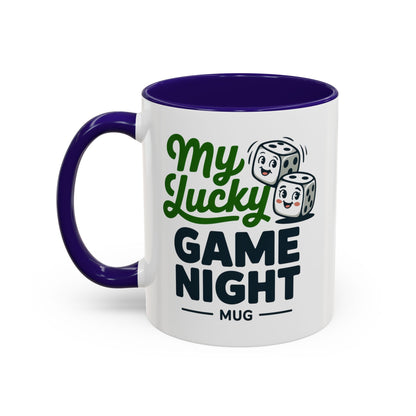 My Lucky Game Night Mug, Colorful (11oz, 15oz)
