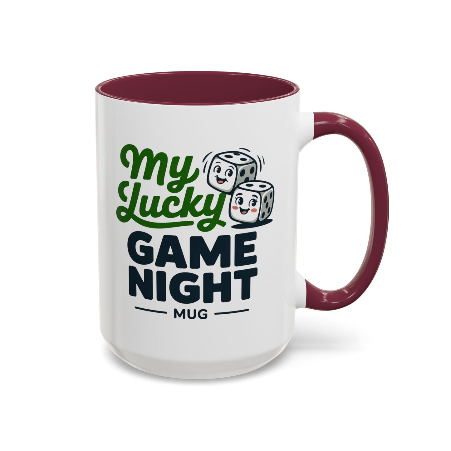 My Lucky Game Night Mug, Colorful (11oz, 15oz)