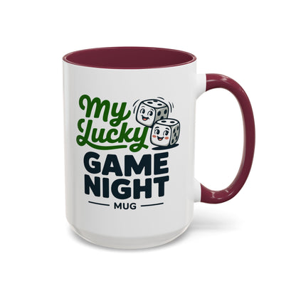 My Lucky Game Night Mug, Colorful (11oz, 15oz)