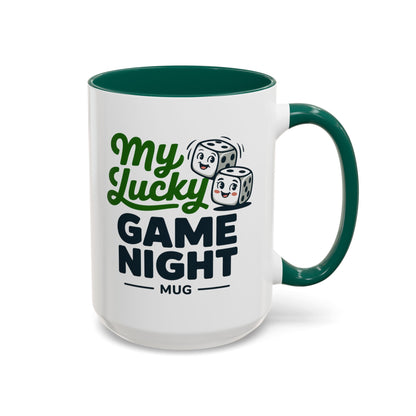 My Lucky Game Night Mug, Colorful (11oz, 15oz)