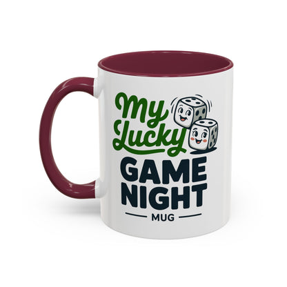 My Lucky Game Night Mug, Colorful (11oz, 15oz)