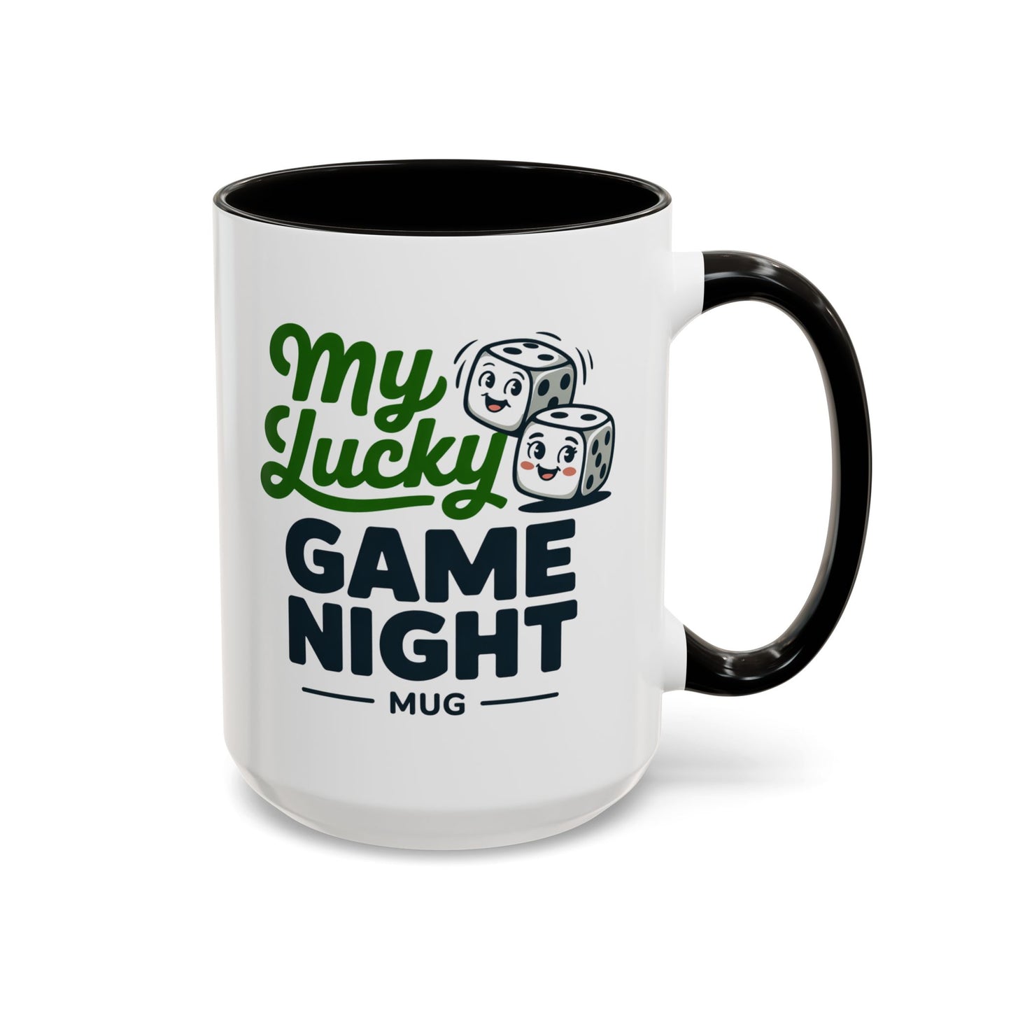 My Lucky Game Night Mug, Colorful (11oz, 15oz)