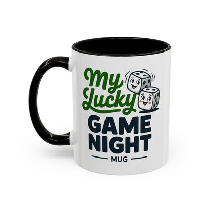 My Lucky Game Night Mug, Colorful (11oz, 15oz)